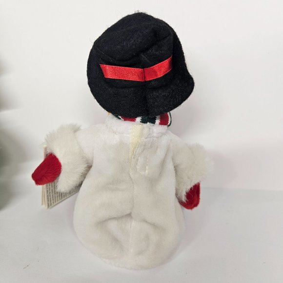 Vtg Ganz Wee Bear Village Blizzard Tannenbaum Bears Snowman Tree Outfits 5 Inch - Picture 2 of 5